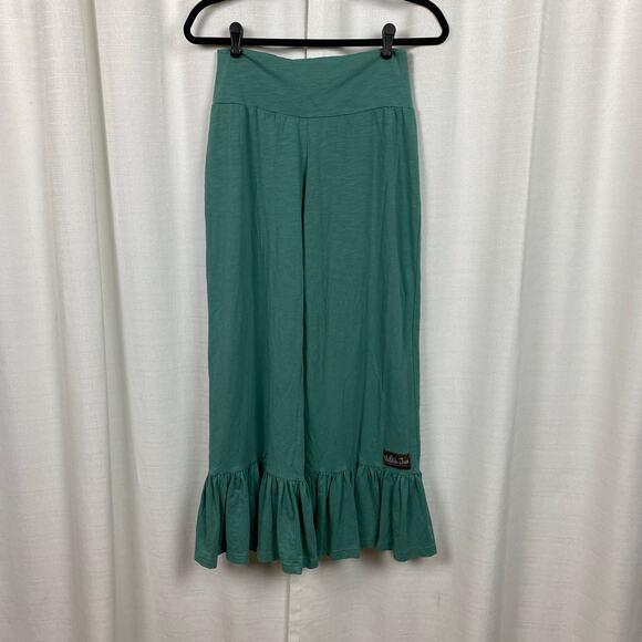 Matilda Jane Teal Green Ruffle Bottom Pants Sz.L - Picture 3 of 11